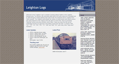 Desktop Screenshot of leightonlogs.org